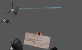 烛光餐桌设计图稿