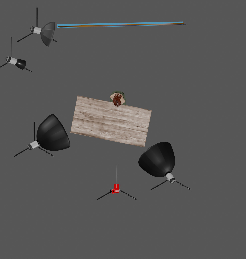 烛光餐桌设计图稿